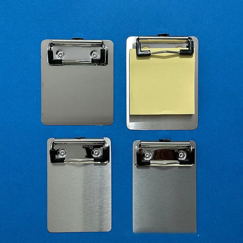 5pcs Stainless Steel/Acrylic Clipboard Small Writing Board Clip Document Holder Menu Durable Board Writing Pad for Notes Dockets
5pcs Stainless Steel/Acrylic Clipboard Small Writing Board Clip Document Holder Menu Durable Board Writing Pad for Notes Dockets