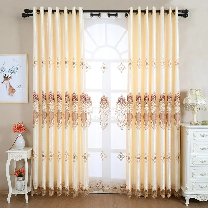 New European Simple Curtains for Living Dining Room Bedroom Light Luxury Water-soluble Embroidery Balcony Window Drape Custom
New European Simple Curtains for Living Dining Room Bedroom Light Luxury Water-soluble Embroidery Balcony Window Drape Custom