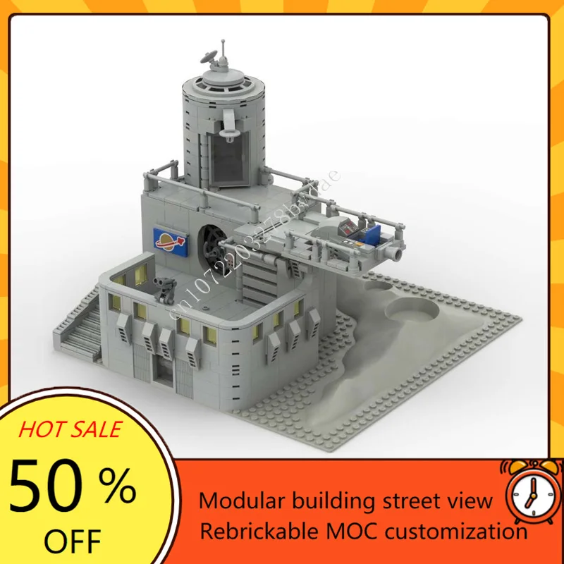 812PCS Space base Modular MOC Creative street view Model Building Blocks Architecture DIY Education Assembly Model Toys Gift
812PCS Space base Modular MOC Creative street view Model Building Blocks Architecture DIY Education Assembly Model Toys Gift