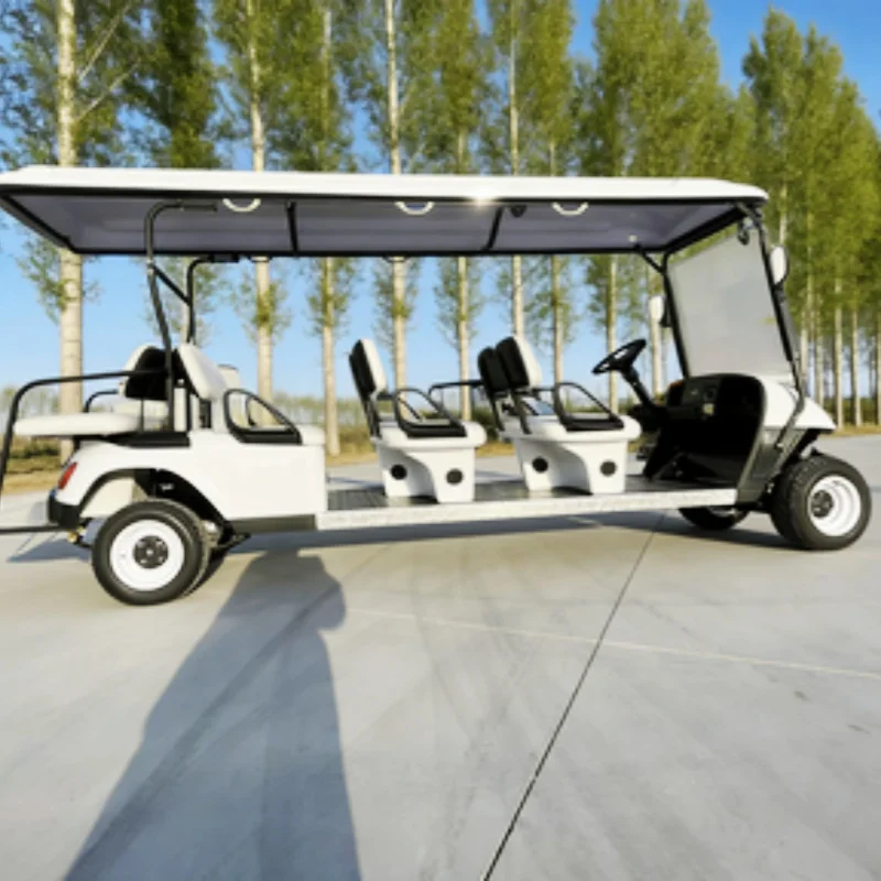 Новый электрический гольф-кар 2026 года, 6-местный, 4-колесный, для гольф-клубов, с сиденьями в коричневой обивке, также подходит для использования в качестве гольф-карта-амбуланса
Новый электрический гольф-кар 2026 года, 6-местный, 4-колесный, для гольф-клубов, с сиденьями в коричневой обивке, также подходит для использования в качестве гольф-карта-амбуланса