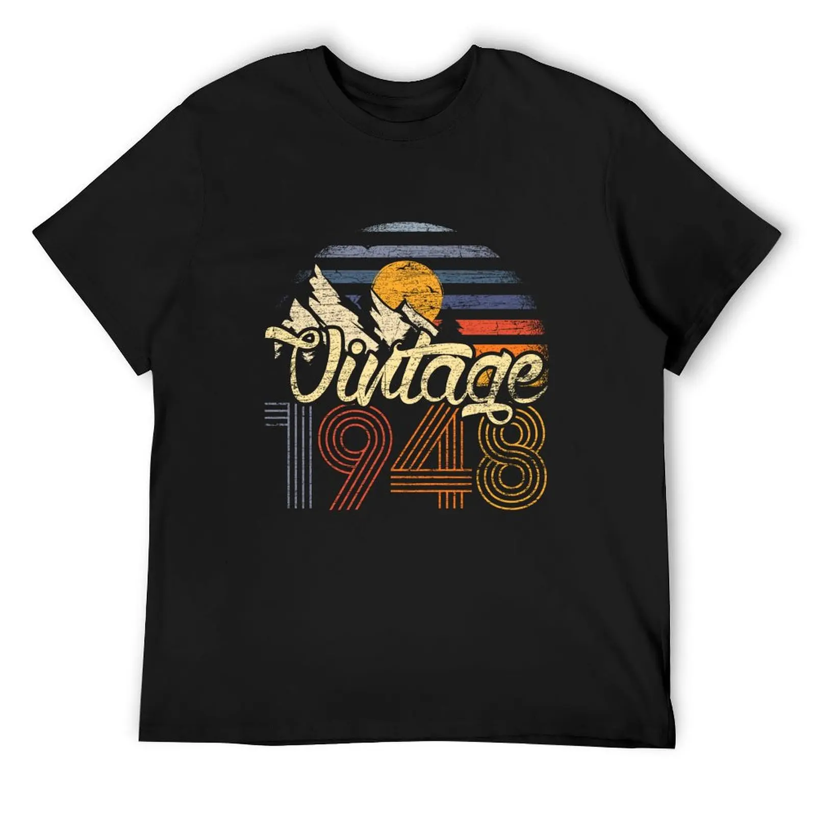 Birthday Gifts Year Old Vintage Since 1948 T-Shirt anime anime t shirts cute tops t shirts for men graphic
Birthday Gifts Year Old Vintage Since 1948 T-Shirt anime anime t shirts cute tops t shirts for men graphic