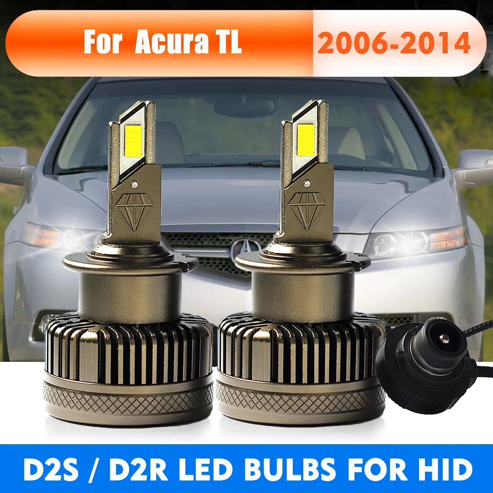 D2S D2R LED Headlight Bulbs 6000K 55W HID Xenon Conversion Headlamp For Acura TL 2006-2014 Car Lights Turbo Head Lamp Plug&Play
D2S D2R LED Headlight Bulbs 6000K 55W HID Xenon Conversion Headlamp For Acura TL 2006-2014 Car Lights Turbo Head Lamp Plug&Play