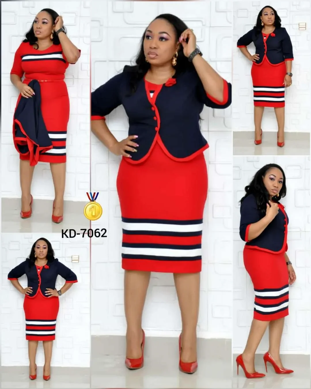 Customized 2 Piece Set African Dresses For Women Jacket Tops And Dress 2025 New Arrival Elegant Design Office Lady Suit African
Customized 2 Piece Set African Dresses For Women Jacket Tops And Dress 2025 New Arrival Elegant Design Office Lady Suit African