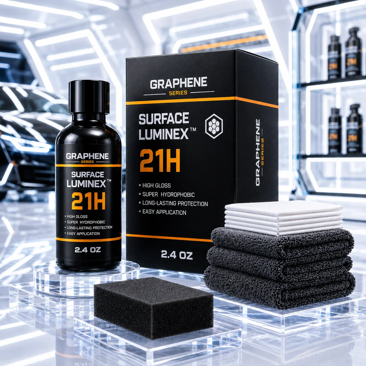 Advanced Graphene Ceramic Coating Self Cleaning Effect Ultra High Gloss 10+ Years Protection Extremely Hydrophobic Anti Scratch
Advanced Graphene Ceramic Coating Self Cleaning Effect Ultra High Gloss 10+ Years Protection Extremely Hydrophobic Anti Scratch