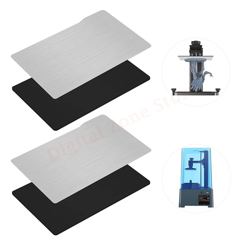 2PCS Resin Magnetic Flexible Steel Plate 135 x 80mm Resin 3D Printer Platform for Anycubic Photon 135 x 75mm for Elegoo Mars
2PCS Resin Magnetic Flexible Steel Plate 135 x 80mm Resin 3D Printer Platform for Anycubic Photon 135 x 75mm for Elegoo Mars