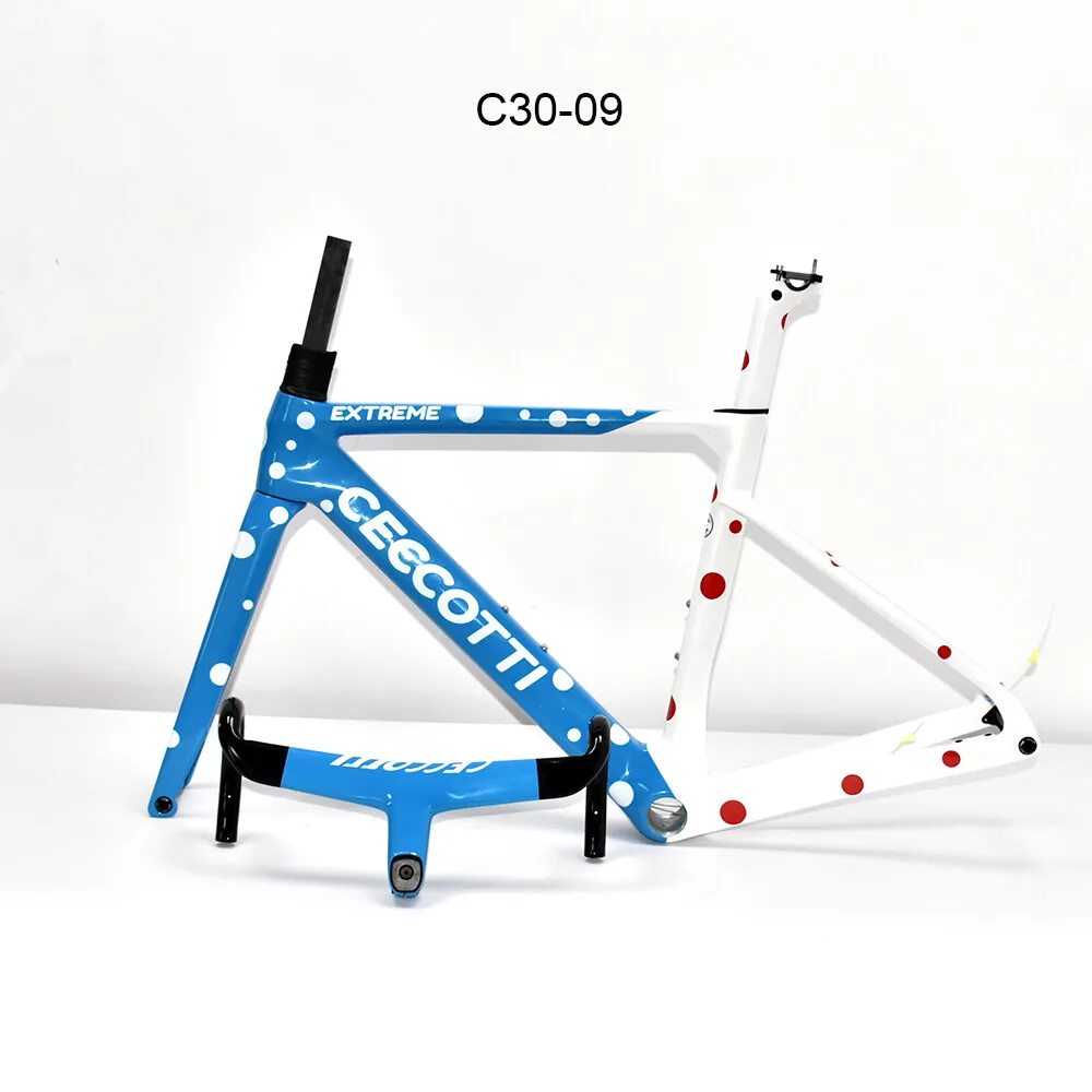 2025 Ceccotti Carbon Frame with Internal Wiring Handlebar, Suitable for 700CC * 32mm Wheel Disc Brake, Bicycle Race
2025 Ceccotti Carbon Frame with Internal Wiring Handlebar, Suitable for 700CC * 32mm Wheel Disc Brake, Bicycle Race
