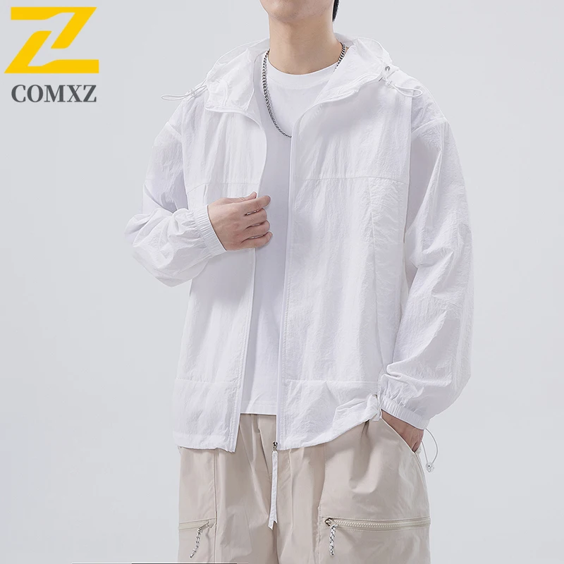 Ice Silk Men Sun Protection Jacket Ultra Light Quick Drying UPF50+UV Resistant Hooded Skin Jacket Outdoor Cycling Camping Jacket
Ice Silk Men Sun Protection Jacket Ultra Light Quick Drying UPF50+UV Resistant Hooded Skin Jacket Outdoor Cycling Camping Jacket