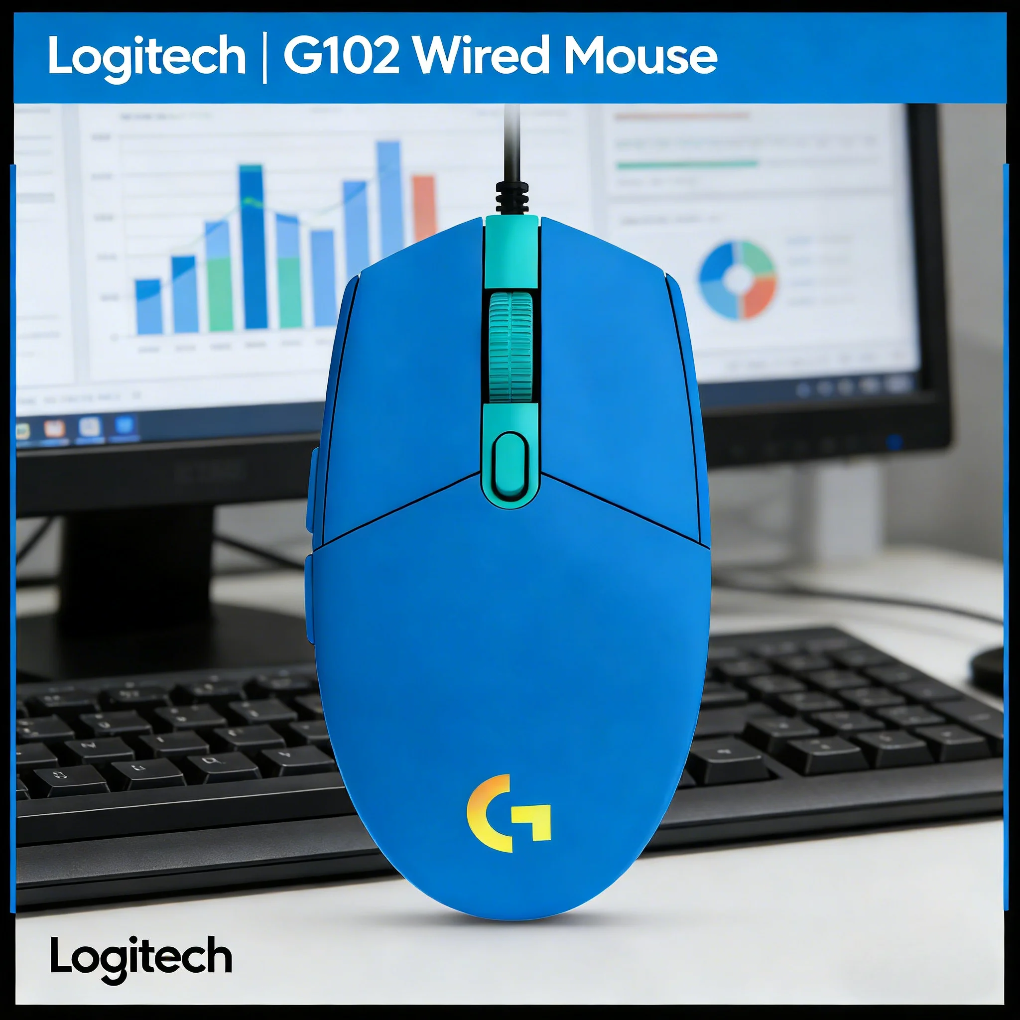 Logitech G102 — 6 программируемых кнопок для профессиональных геймеров
Logitech G102 — 6 программируемых кнопок для профессиональных геймеров