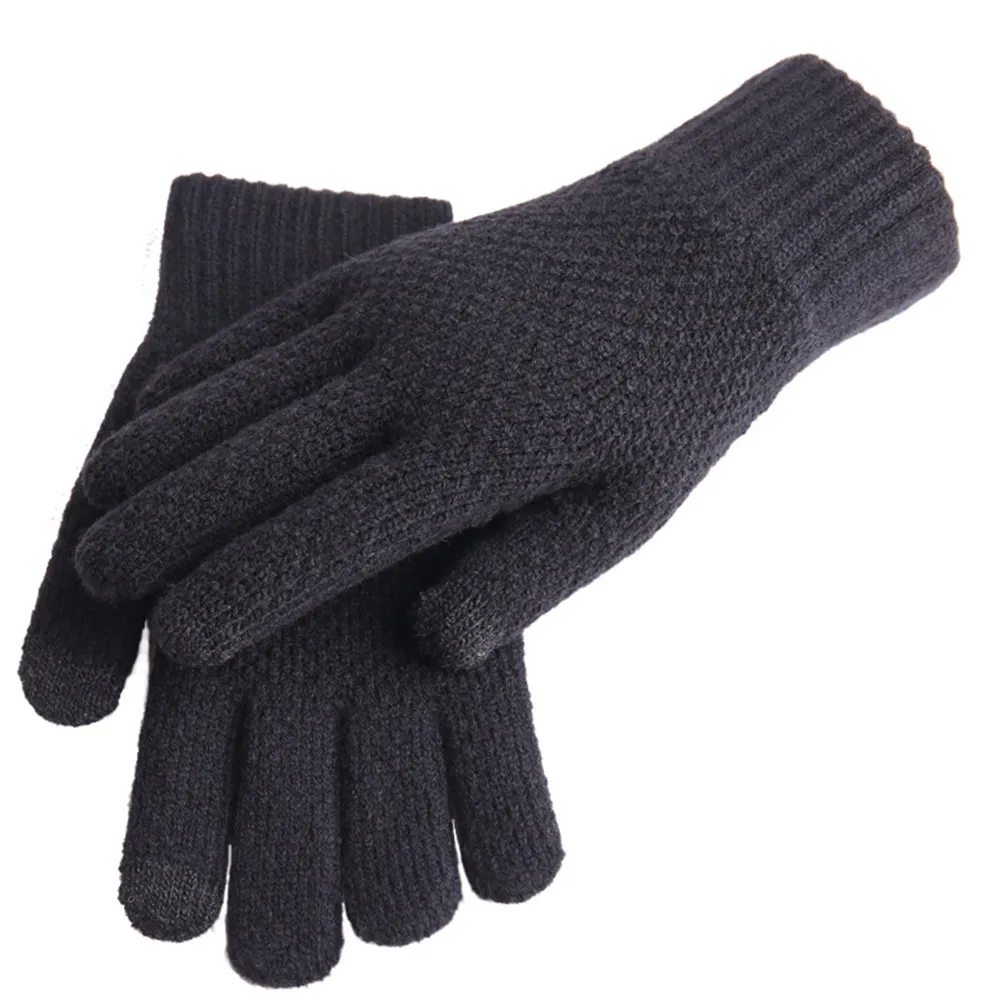 1Pair Thick Screen Gloves for Men Windproof Fleece Lined Winter Workout Safety Hand Protection Full Coverage Black
1Pair Thick Screen Gloves for Men Windproof Fleece Lined Winter Workout Safety Hand Protection Full Coverage Black