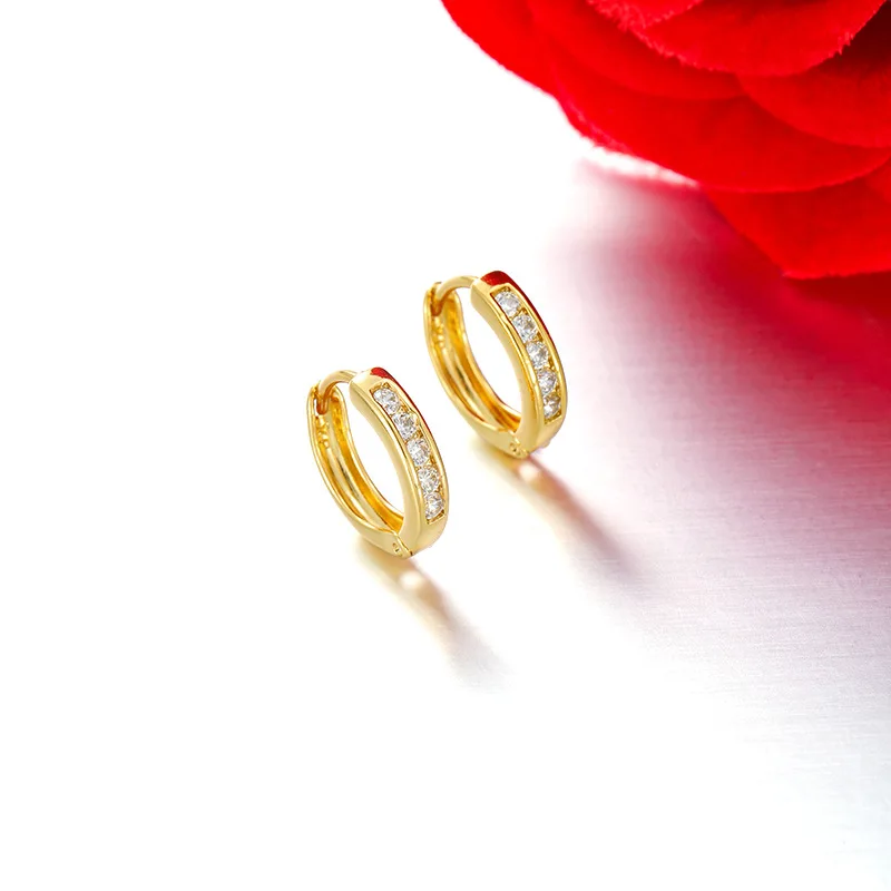 Luxury 24K 9999 Pure Gold real gold Women's Single Rai Diamond Earrings Simple Light Luxury Earrings
Luxury 24K 9999 Pure Gold real gold Women's Single Rai Diamond Earrings Simple Light Luxury Earrings
