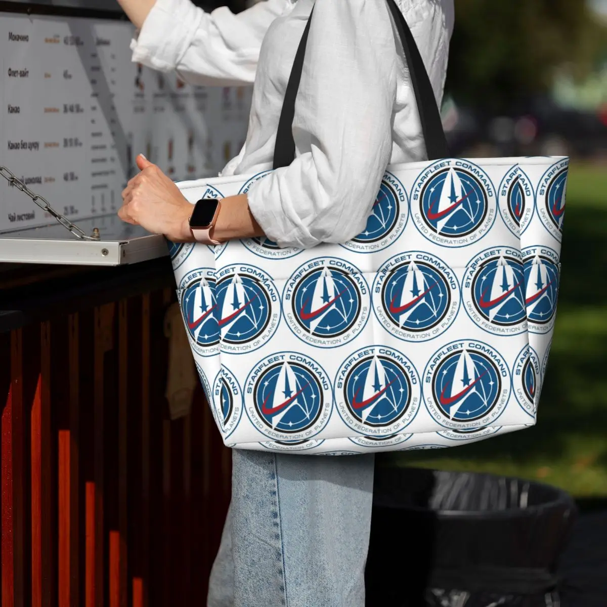 Star Treks Science Fiction TV Series Beach Tote Bag Sport Gym Yoga Duffle Large Tote Bag Women Travel Bag Fitness bag
Star Treks Science Fiction TV Series Beach Tote Bag Sport Gym Yoga Duffle Large Tote Bag Women Travel Bag Fitness bag