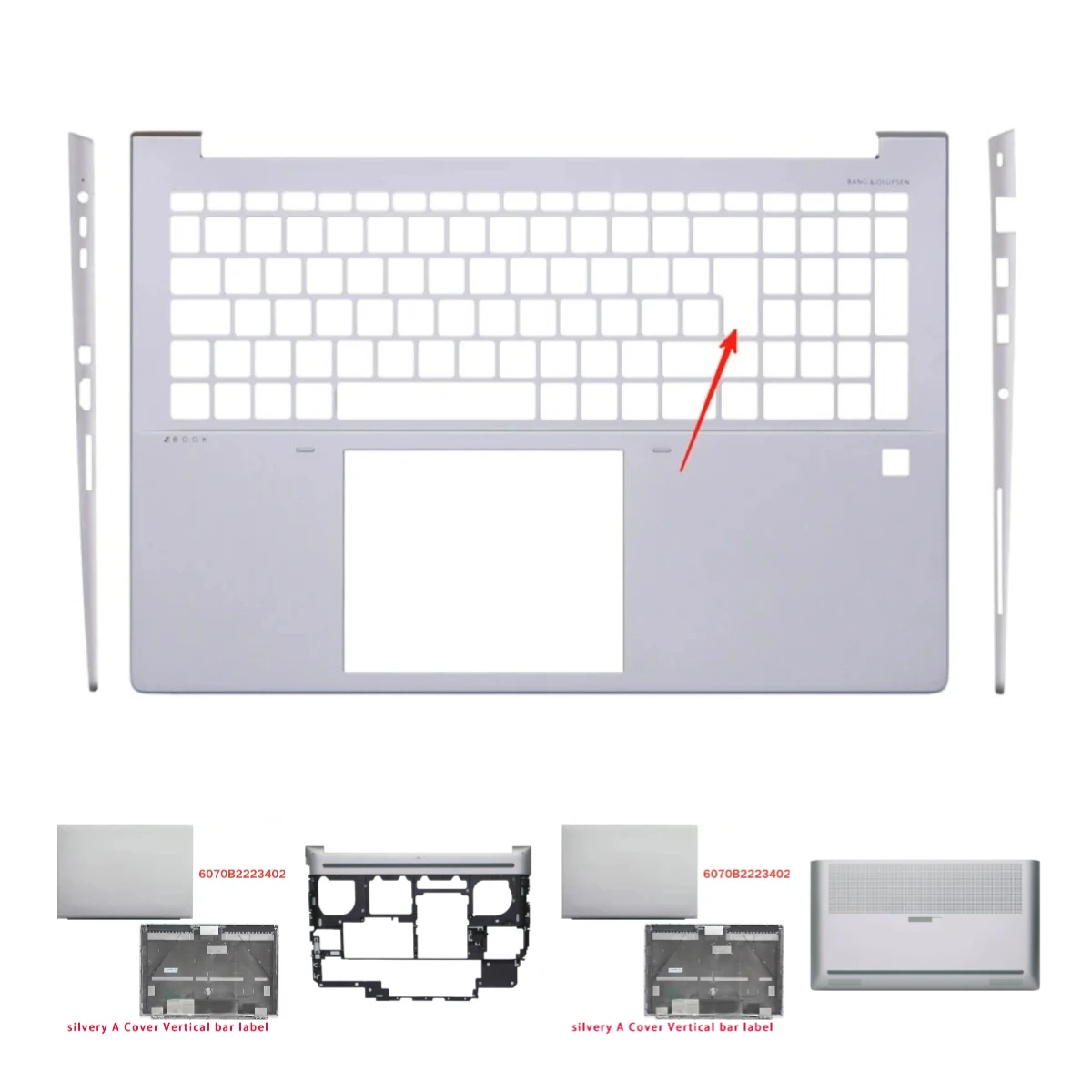 Compatible with ZBook Fury16 G9 G10 laptops, LCD screen top cover, screen frame, palm rest, bottom base, keyboard with hinges.
Compatible with ZBook Fury16 G9 G10 laptops, LCD screen top cover, screen frame, palm rest, bottom base, keyboard with hinges.