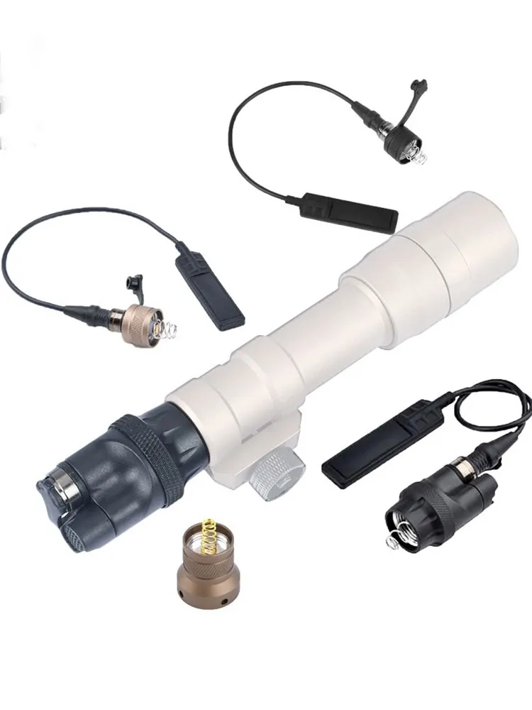 New Tactical M300 M600 Flashlight Remote Pressure Switch Dual Function Control SF Plug Airsoft Hunting Weapon Scout Light Switch
New Tactical M300 M600 Flashlight Remote Pressure Switch Dual Function Control SF Plug Airsoft Hunting Weapon Scout Light Switch
