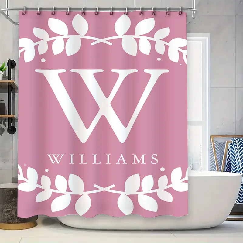 Customizable Personalized Bath Shower Curtain with Custom Name Initial Monogram Design for Kids Room Decorations Gift
Customizable Personalized Bath Shower Curtain with Custom Name Initial Monogram Design for Kids Room Decorations Gift