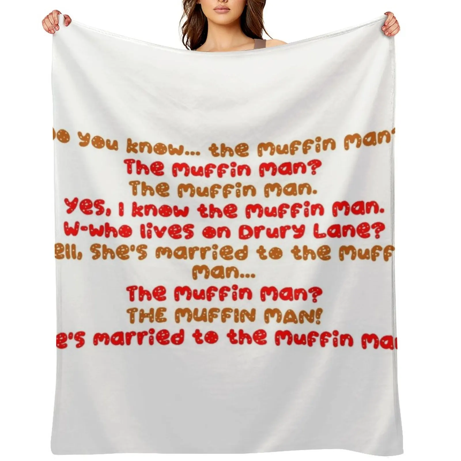 Do You Know The Muffin Man Throw Blanket heavy to sleep Baby Large warm for winter Blankets
Do You Know The Muffin Man Throw Blanket heavy to sleep Baby Large warm for winter Blankets