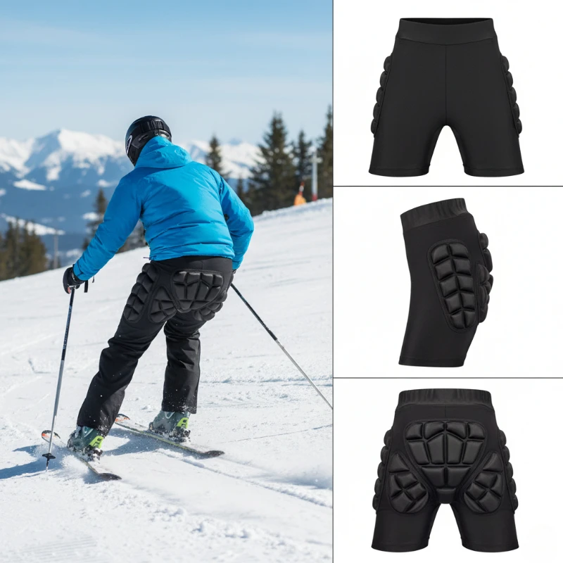 Ski Snowboard Protective Shorts 3D Hip Knee Butt Pads Protective Gear for Skiing Snowboarding Ice Skating Fall Prevention Padded
Ski Snowboard Protective Shorts 3D Hip Knee Butt Pads Protective Gear for Skiing Snowboarding Ice Skating Fall Prevention Padded