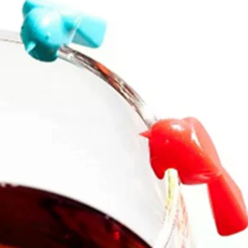 Набор из 6 силиконовых маркеров для винных бокалов в форме птиц, отличатели для стаканов
Набор из 6 силиконовых маркеров для винных бокалов в форме птиц, отличатели для стаканов