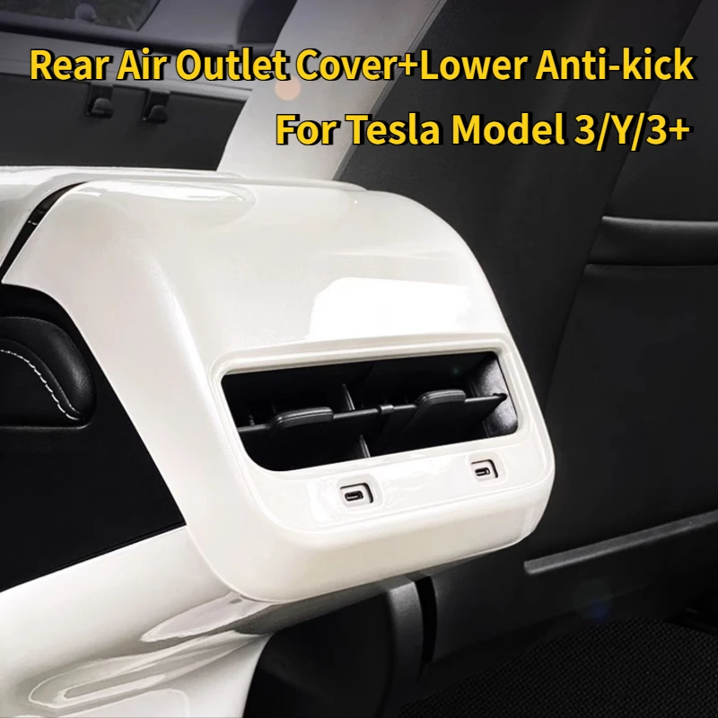 Белый автомобильный декоративный интерьер для Tesla Model 3/Y/3+/Y Juniper 2025 Защитная крышка заднего воздуховыпускного отверстия Задняя крышка противоударной пластины
Белый автомобильный декоративный интерьер для Tesla Model 3/Y/3+/Y Juniper 2025 Защитная крышка заднего воздуховыпускного отверстия Задняя крышка противоударной пластины