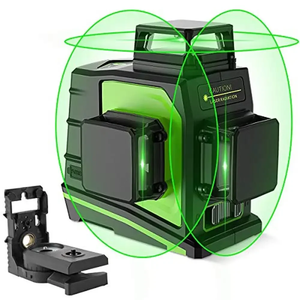 3D зеленый луч лазерный уровень самовыравнивающийся трехместный инструмент для выравнивания поперечной линии 360° ° Горизонтальный и вертикальный литий-ионный аккумулятор большой емкости
3D зеленый луч лазерный уровень самовыравнивающийся трехместный инструмент для выравнивания поперечной линии 360° ° Горизонтальный и вертикальный литий-ионный аккумулятор большой емкости