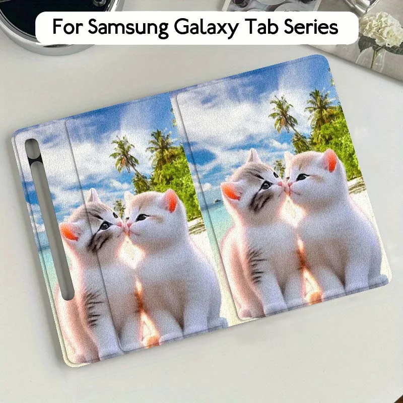 Cute White Kitten Snow For Samsung Galaxy Tab S10 S9 S8 S7 FE Lite Soft Flexible Support Tablet Case Gift
Cute White Kitten Snow For Samsung Galaxy Tab S10 S9 S8 S7 FE Lite Soft Flexible Support Tablet Case Gift