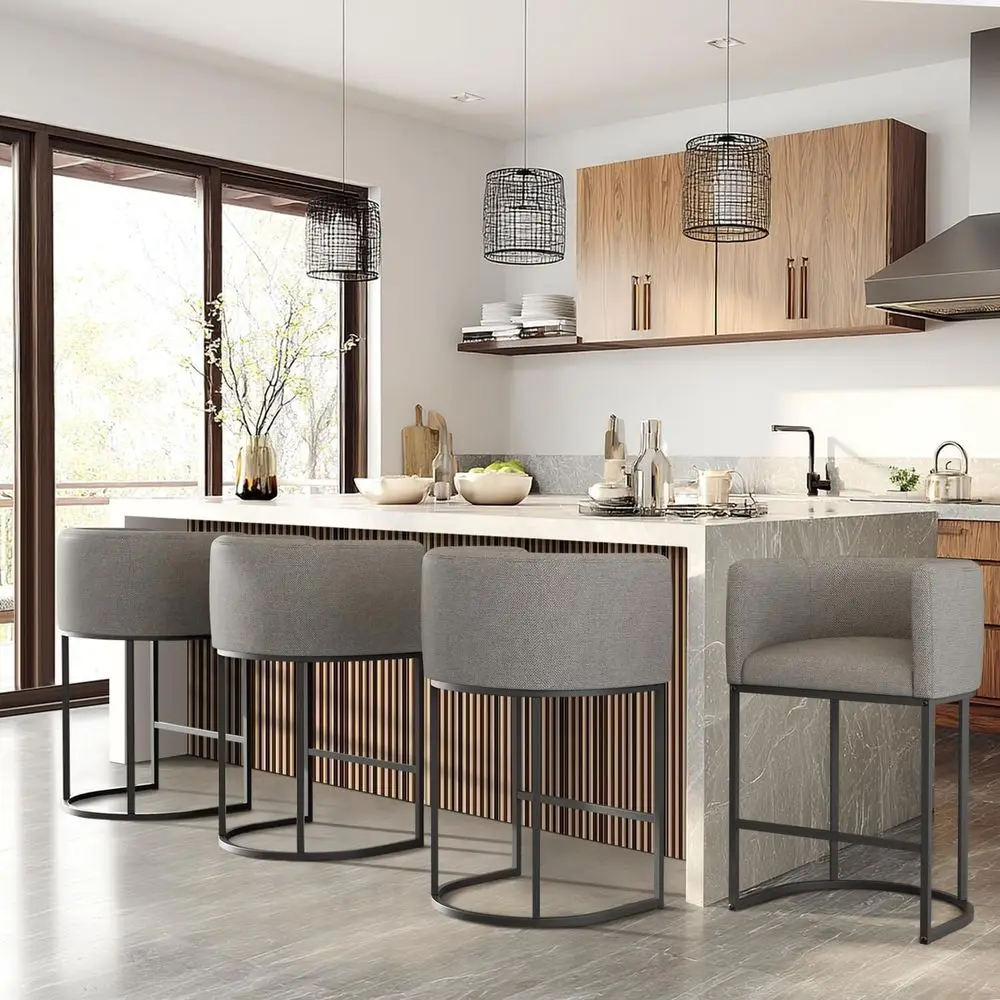Counter Height Bar Stools Set o 4, 24 Inch Seat Height Barstools or Dining Room, abric Upholstered Bar Chair or Kitchen Island,
Counter Height Bar Stools Set o 4, 24 Inch Seat Height Barstools or Dining Room, abric Upholstered Bar Chair or Kitchen Island,