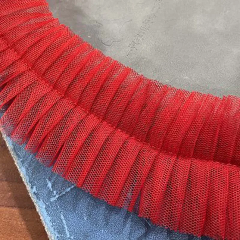 30Yards DIY Craft Garment Trims Ribbon Skirt Pleated Mesh Tulle Lace Sewing Trim Ruffles for Doll Baby Dress Accessories
30Yards DIY Craft Garment Trims Ribbon Skirt Pleated Mesh Tulle Lace Sewing Trim Ruffles for Doll Baby Dress Accessories