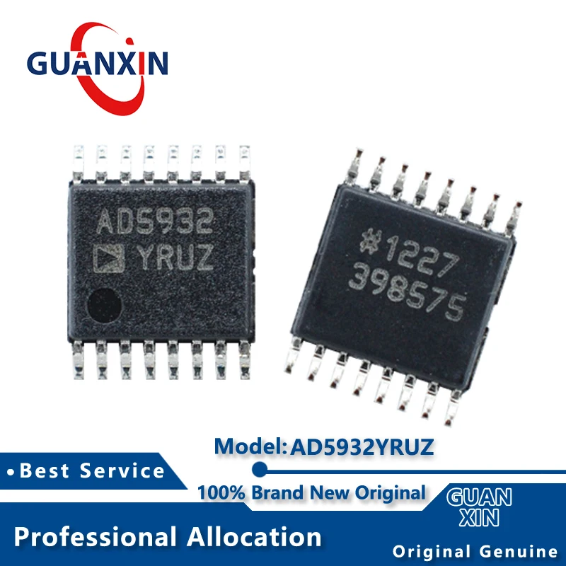 100% New Electronic AD5932YRUZ AD5932YRU AD5932YRUZ-REEL7 Marking AD5932 TSSOP-16 AD5932
100% New Electronic AD5932YRUZ AD5932YRU AD5932YRUZ-REEL7 Marking AD5932 TSSOP-16 AD5932