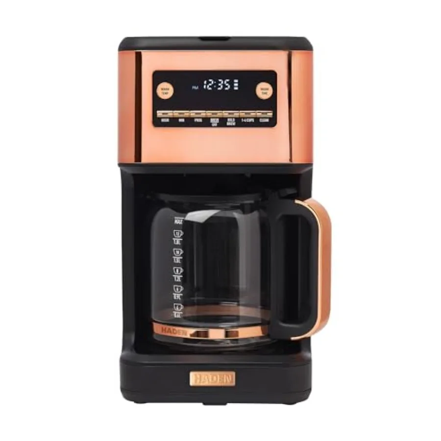 14 Cup Coffee Maker with 120 Minute Keep Warm Delay Brew Adjustable Strength Programmable Clock Anti Drip Black/Copper
14 Cup Coffee Maker with 120 Minute Keep Warm Delay Brew Adjustable Strength Programmable Clock Anti Drip Black/Copper