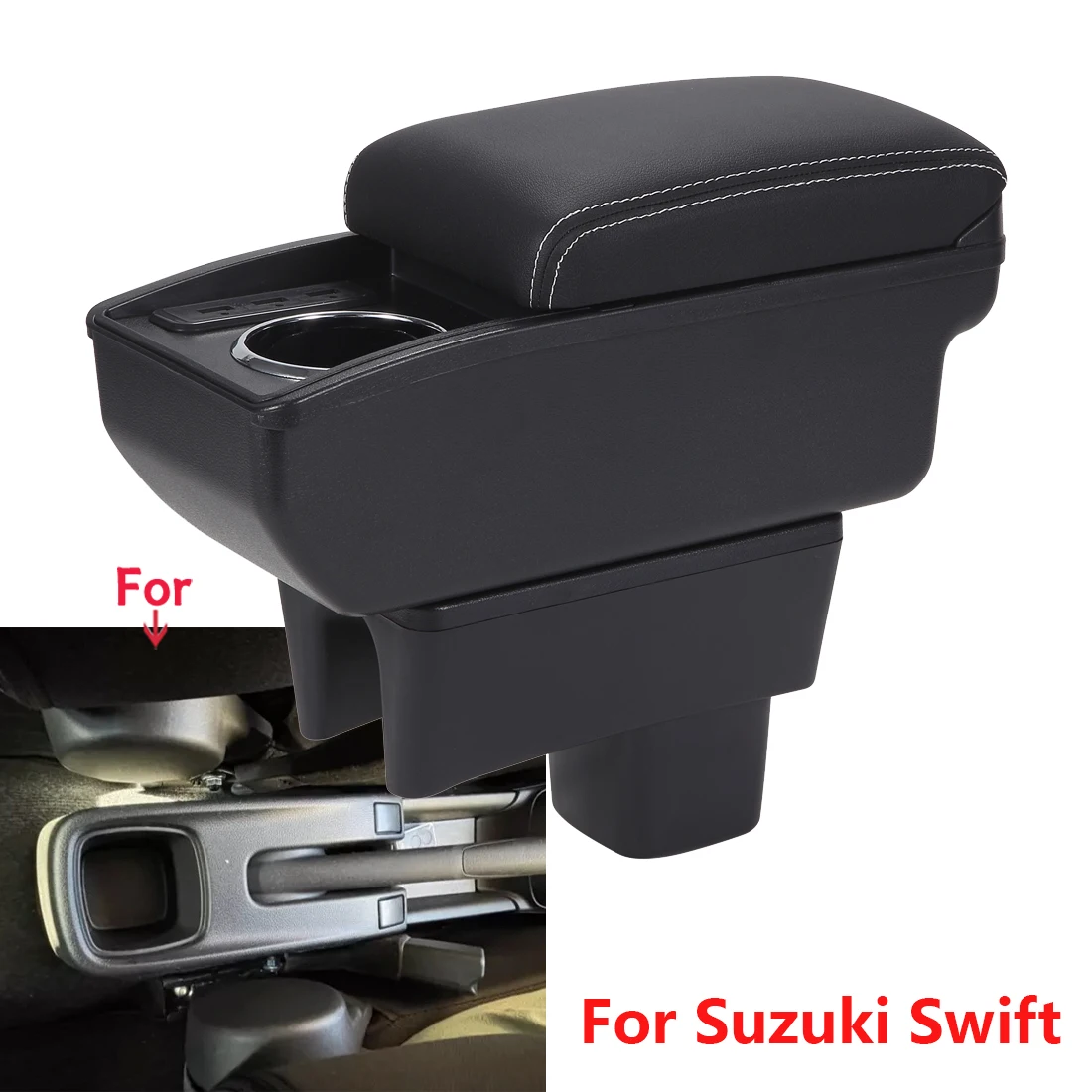 For Suzuki Swift Armrest Box For Suzuki Swift Car Armrest Accessories Interior details Storage Box Dedicated Retrofit 2001-2024
For Suzuki Swift Armrest Box For Suzuki Swift Car Armrest Accessories Interior details Storage Box Dedicated Retrofit 2001-2024