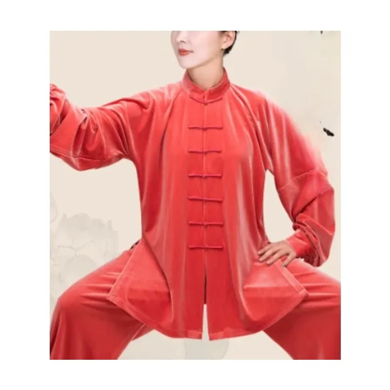 Tai Ji Suit Martial Arts Women's New High-End Thickening Stretch Cotton Exercise Clothing Men's Spring, Autumn and Winter
Tai Ji Suit Martial Arts Women's New High-End Thickening Stretch Cotton Exercise Clothing Men's Spring, Autumn and Winter