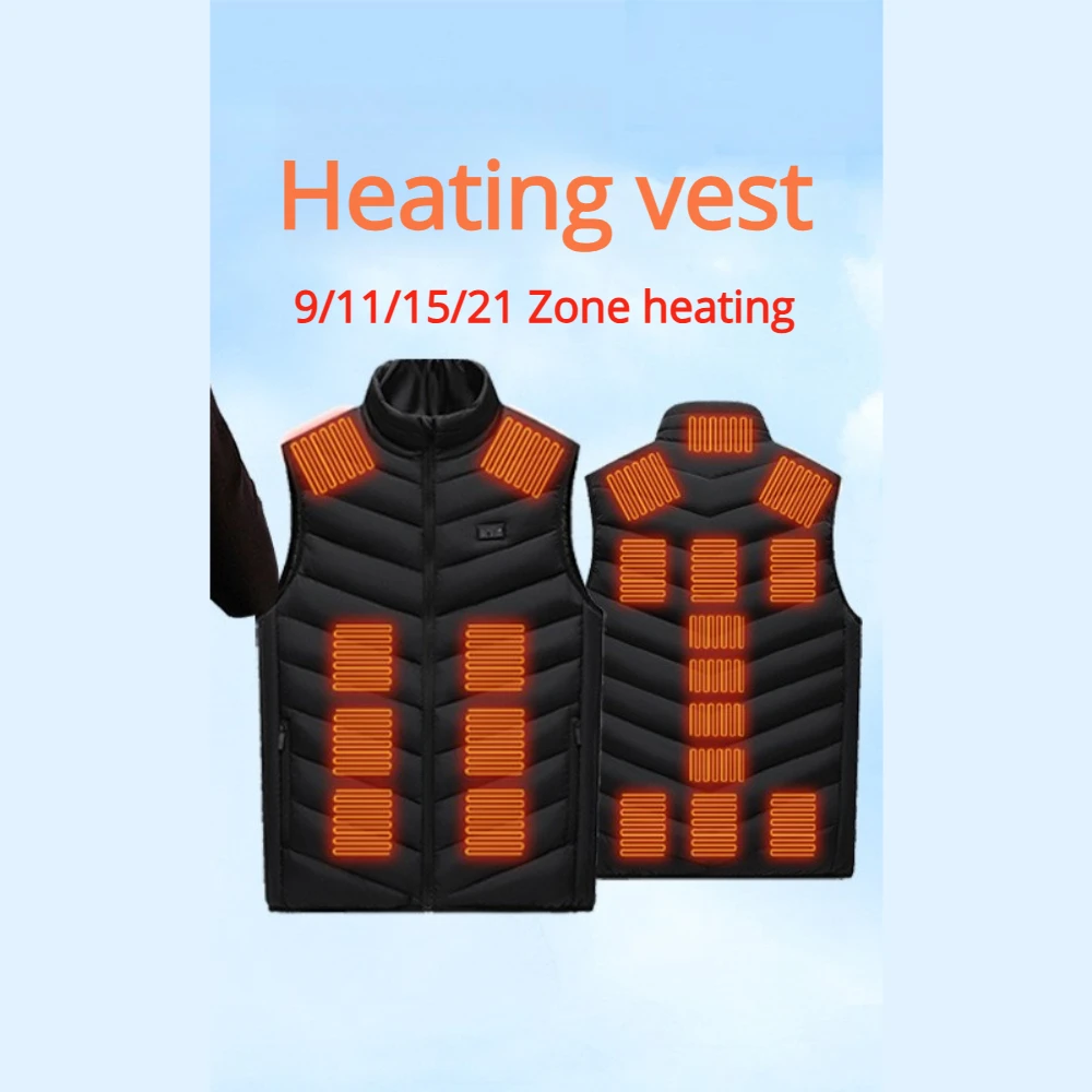 НОВЫЙ зимний жилет с подогревом и 21 зонами нагрева, моющийся, с подогревом, утолщенная куртка на хлопковой подкладке, интерфейс USB с подогревом
НОВЫЙ зимний жилет с подогревом и 21 зонами нагрева, моющийся, с подогревом, утолщенная куртка на хлопковой подкладке, интерфейс USB с подогревом
