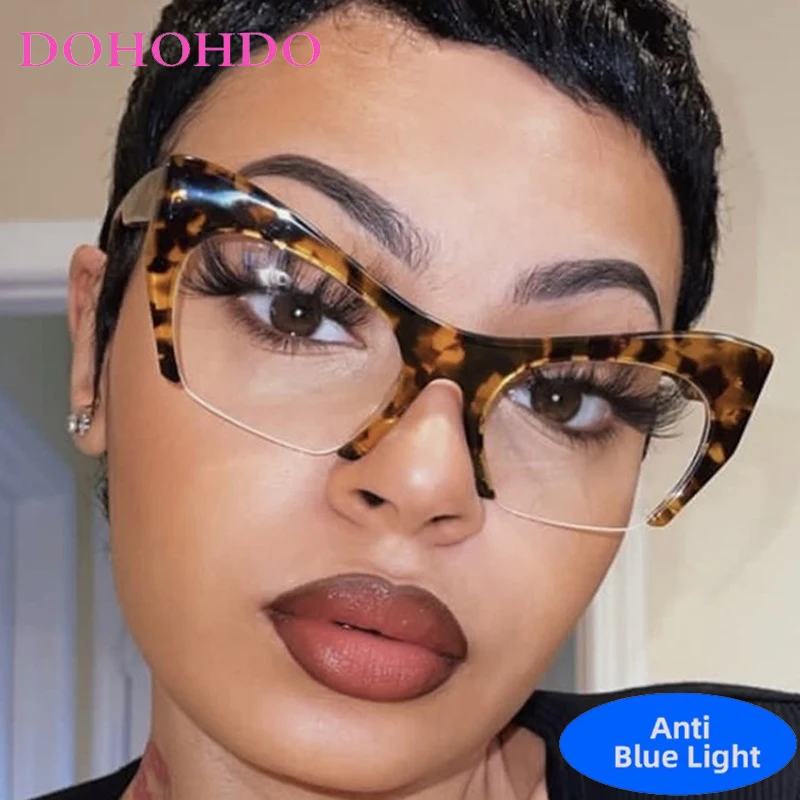 Retro Luxury Brand Designer Oversized Cat Eye Eyeglasses Men Women Computer Anti Blue Light Glasses New Fashion Trendy Eyewear
Retro Luxury Brand Designer Oversized Cat Eye Eyeglasses Men Women Computer Anti Blue Light Glasses New Fashion Trendy Eyewear