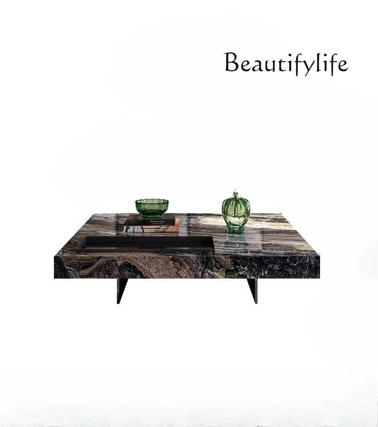Light luxury marble coffee table villa high-end luxury stone square Italian minimalist large apartment living room designer
Light luxury marble coffee table villa high-end luxury stone square Italian minimalist large apartment living room designer