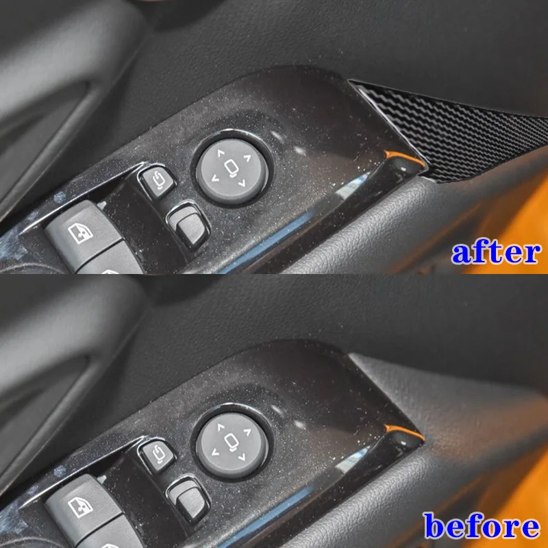 For 19-22 Interior Modification of Toyota Supra A90 Carbon Fiber Door Horn Side Decorative Patches
For 19-22 Interior Modification of Toyota Supra A90 Carbon Fiber Door Horn Side Decorative Patches