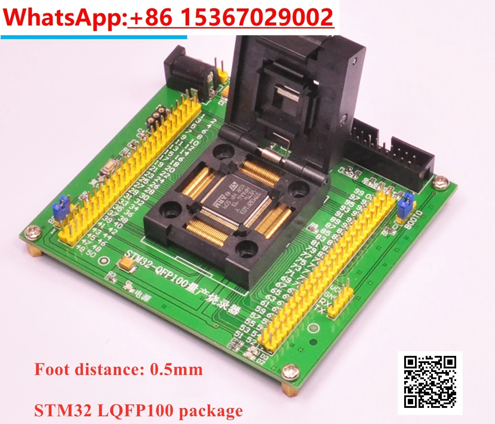 STM32 Burner Mass Production Горение Программирование Загрузка Блок программирования Горящий испытательный блок Тестовая розетка LQFP100
STM32 Burner Mass Production Горение Программирование Загрузка Блок программирования Горящий испытательный блок Тестовая розетка LQFP100