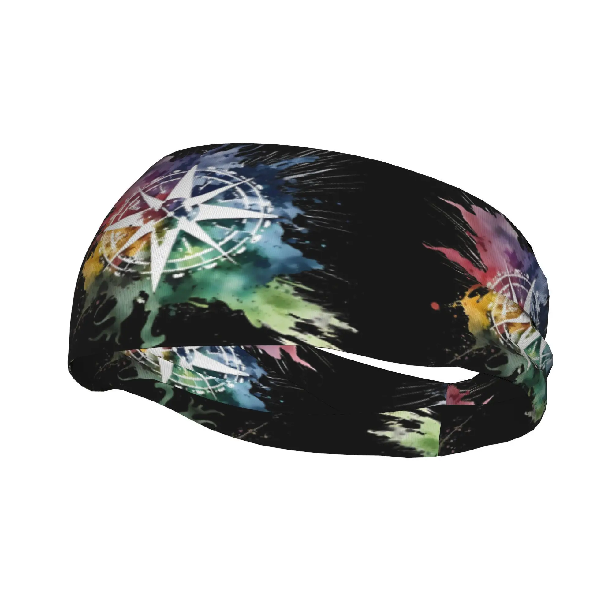 Повязка на голову с принтом «Радужный акварельный компас», впитывающая пот, эластичная, нескользящая, спортивная повязка для волос для походов, путешествий, приключений, унисекс
Повязка на голову с принтом «Радужный акварельный компас», впитывающая пот, эластичная, нескользящая, спортивная повязка для волос для походов, путешествий, приключений, унисекс