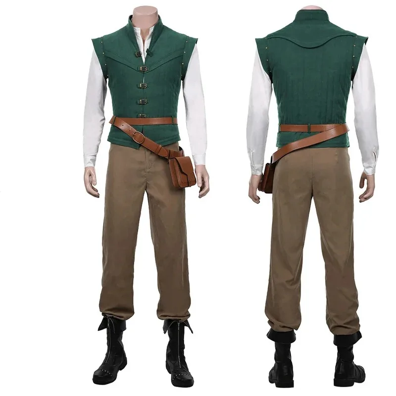 Anime Flynn Rider cosplay costume adult carnival uniform set Halloween party performance costume
Anime Flynn Rider cosplay costume adult carnival uniform set Halloween party performance costume
