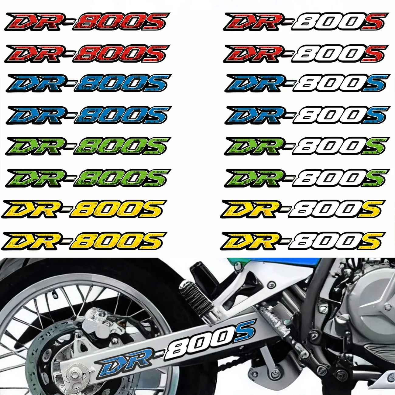 Наклейки на маятник, светоотражающие наклейки в полоску для dr800s dr 800s 800s 800se 800ser
Наклейки на маятник, светоотражающие наклейки в полоску для dr800s dr 800s 800s 800se 800ser