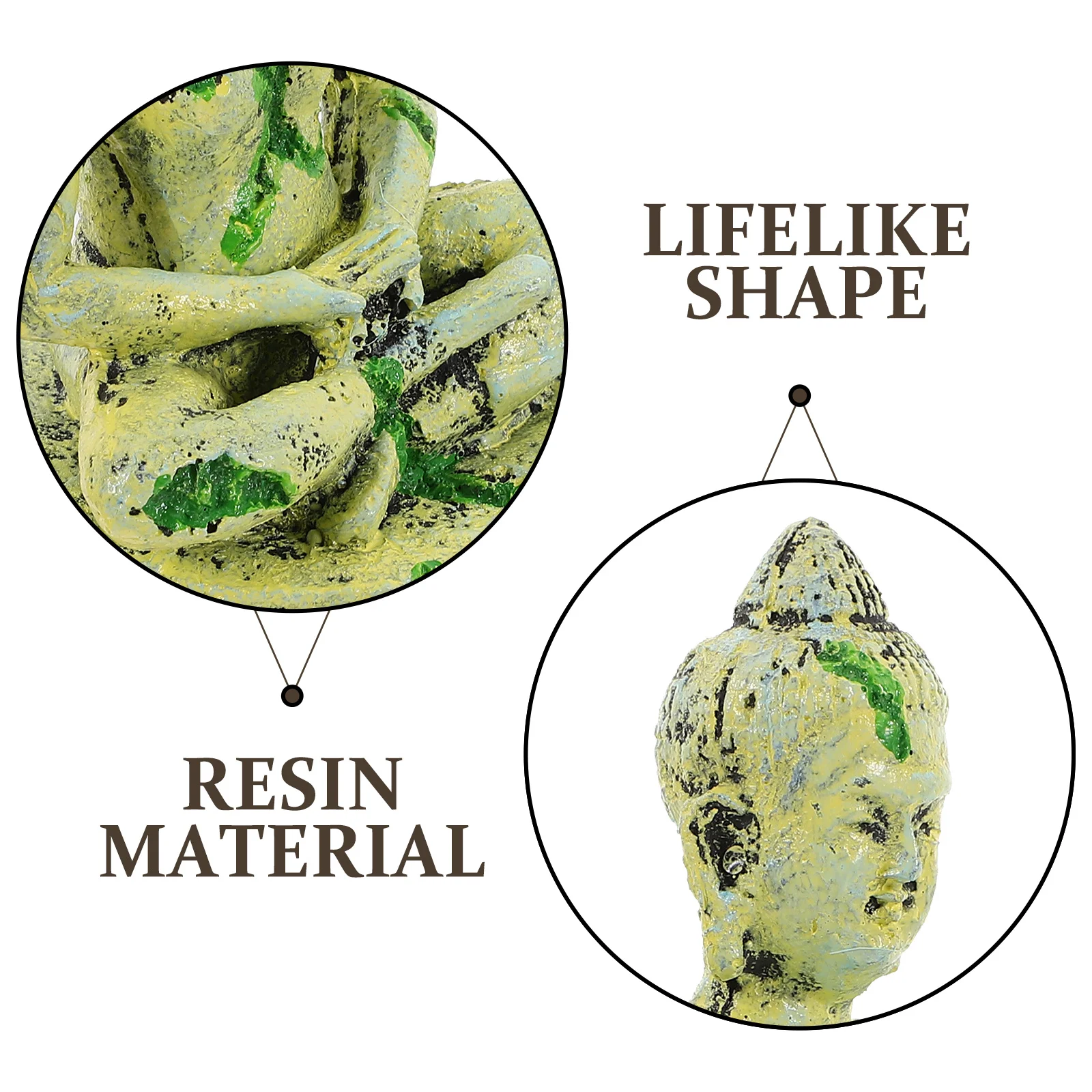 1Pcs Sitting Buddha Fish Tank Resin Decoration Aquarium Underwater Ornament Creative Aquarium Resin Buddha Adornment
1Pcs Sitting Buddha Fish Tank Resin Decoration Aquarium Underwater Ornament Creative Aquarium Resin Buddha Adornment