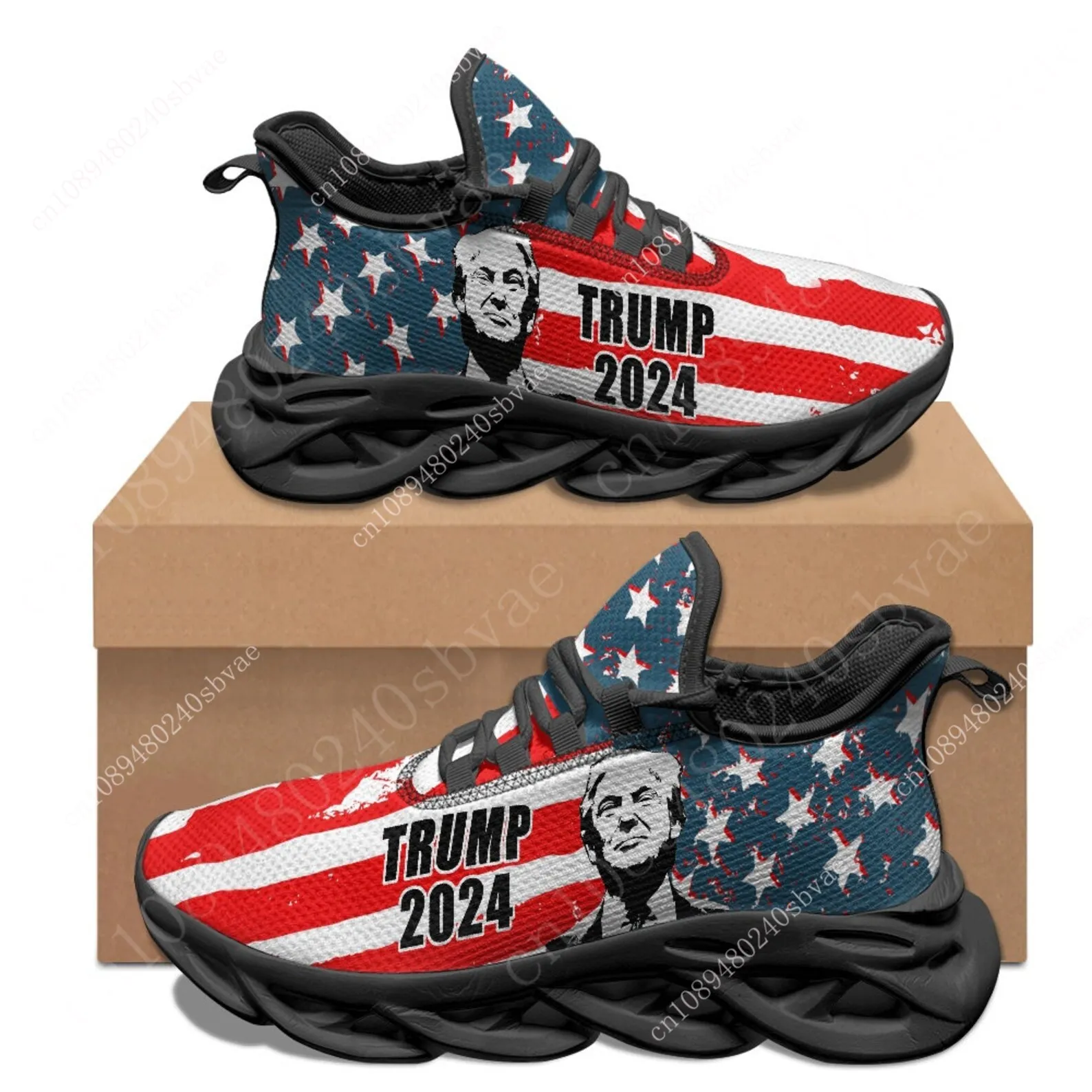 Trunp 2024 American Flag Flats Sneakers Mens Womens Sports Running Shoes Sneaker Lace Up Mesh Footwear Customized Made Shoe
Trunp 2024 American Flag Flats Sneakers Mens Womens Sports Running Shoes Sneaker Lace Up Mesh Footwear Customized Made Shoe