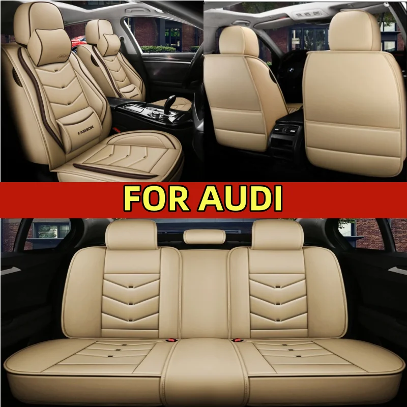 FOR AUDI Q3 A5 A6 A7 Car seat cover high-end PU leather luxury headrest waist comfortable full set 5-seat full wrap seat cover
FOR AUDI Q3 A5 A6 A7 Car seat cover high-end PU leather luxury headrest waist comfortable full set 5-seat full wrap seat cover