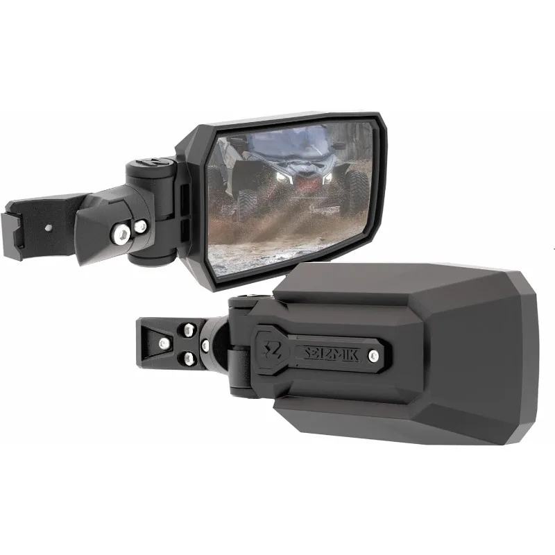 Seizmik Trailrider UTV Side View Mirror Set for Polaris Pro-Fit and Can-Am Profiled ROPS UTV Models | ABS Body | Compatible
Seizmik Trailrider UTV Side View Mirror Set for Polaris Pro-Fit and Can-Am Profiled ROPS UTV Models | ABS Body | Compatible
