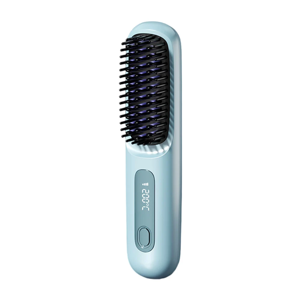 Cordless Hair Straightener Negative Ions Hair Straightener Digital Display Mini Hot Hair Comb 3 Adjustable Temp for Hair Styling
Cordless Hair Straightener Negative Ions Hair Straightener Digital Display Mini Hot Hair Comb 3 Adjustable Temp for Hair Styling