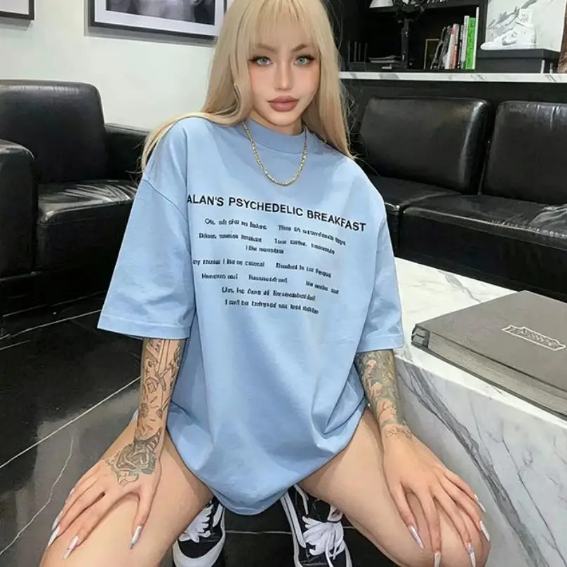 New Men Bluealan's phychedelic breakfast T Shirts T-Shirt Hip Hop Skateboard Street Cotton T-Shirts Tee Top US size e
New Men Bluealan's phychedelic breakfast T Shirts T-Shirt Hip Hop Skateboard Street Cotton T-Shirts Tee Top US size e