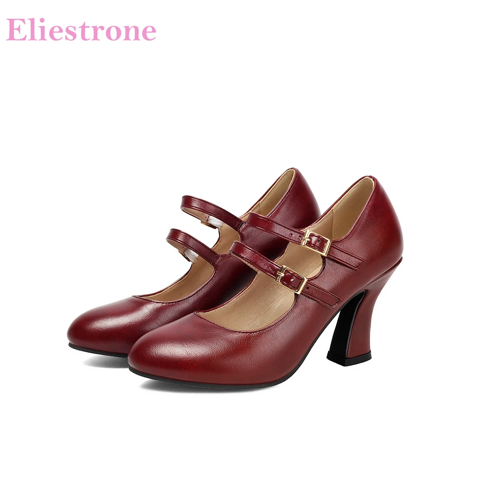 2026 Summer Fashion Women Pumps Ankle Strap 8CM High Kitten Heels Lady Formal Pumps Oversize Plus Size 10 45 Non-slip
2026 Summer Fashion Women Pumps Ankle Strap 8CM High Kitten Heels Lady Formal Pumps Oversize Plus Size 10 45 Non-slip