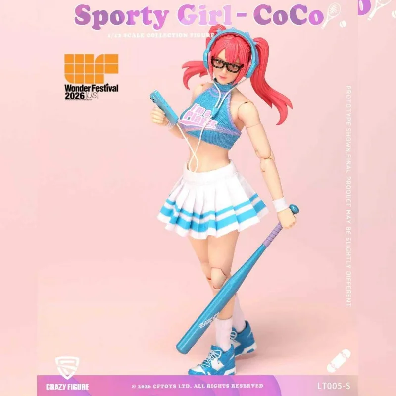 Cftoys 2026 Limited 1/12 Scale Action Figure Sporty Girl Coco Articulated Decoration Collectible Collectible Model Desktop
Cftoys 2026 Limited 1/12 Scale Action Figure Sporty Girl Coco Articulated Decoration Collectible Collectible Model Desktop