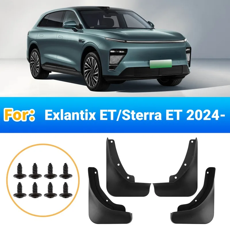 Car Mud Flaps Mudguard Splash Guards Black For Exlantix ET/Sterra ET 2024 Protector Perfect Accessories Auto Exterior Parts
Car Mud Flaps Mudguard Splash Guards Black For Exlantix ET/Sterra ET 2024 Protector Perfect Accessories Auto Exterior Parts