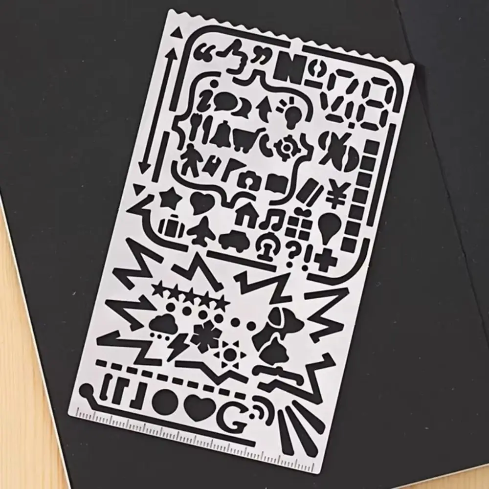 Cat Shape Template Ruler Stainless Steel School Projects Hollowed Out Ruler Vintage Smooth Surface Drawing Template Ruler
Cat Shape Template Ruler Stainless Steel School Projects Hollowed Out Ruler Vintage Smooth Surface Drawing Template Ruler