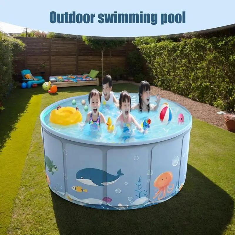 90cm Foldable Baby Swimming Pool Portable Children Soft PVC Round Paddling Pool Toddler Outdoor Garden Water Game Supplies
90cm Foldable Baby Swimming Pool Portable Children Soft PVC Round Paddling Pool Toddler Outdoor Garden Water Game Supplies