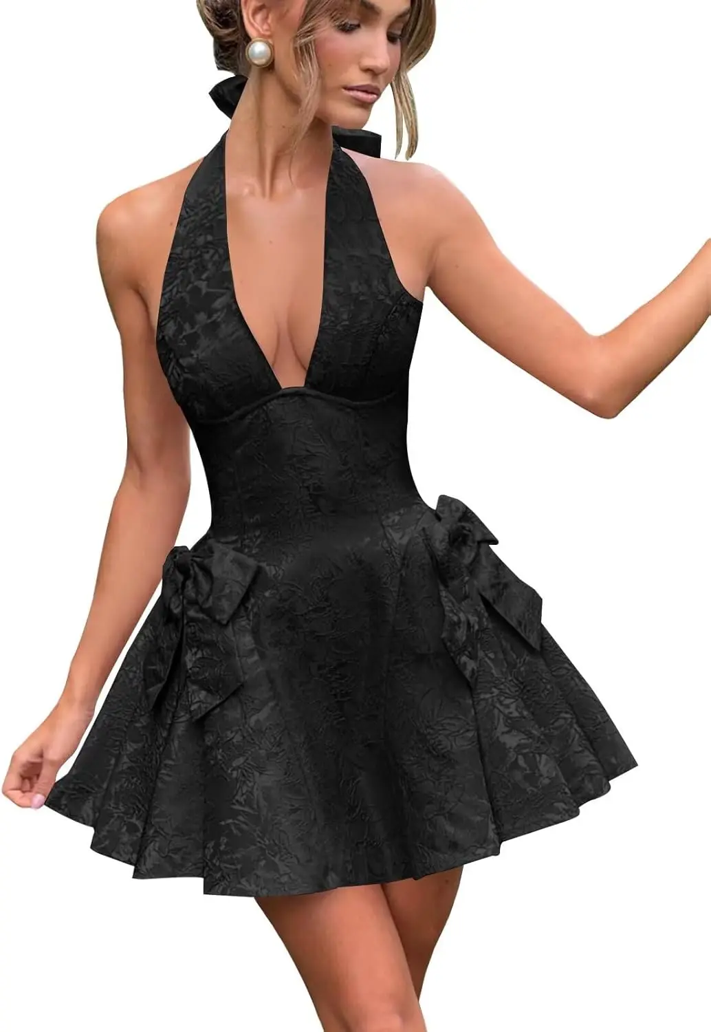 Атласные короткие платья для встречи выпускников с жаккардовым бантом и V-образным вырезом, корсетом, торжественное коктейльное платье выше колена, мини
Атласные короткие платья для встречи выпускников с жаккардовым бантом и V-образным вырезом, корсетом, торжественное коктейльное платье выше колена, мини